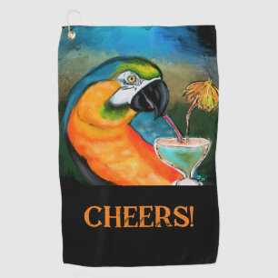 Party Parrots Golf Towel