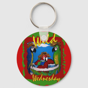 Party Parrots Key Ring