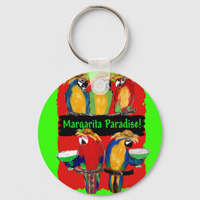 PARTY PARROTS KEY RING (Front)