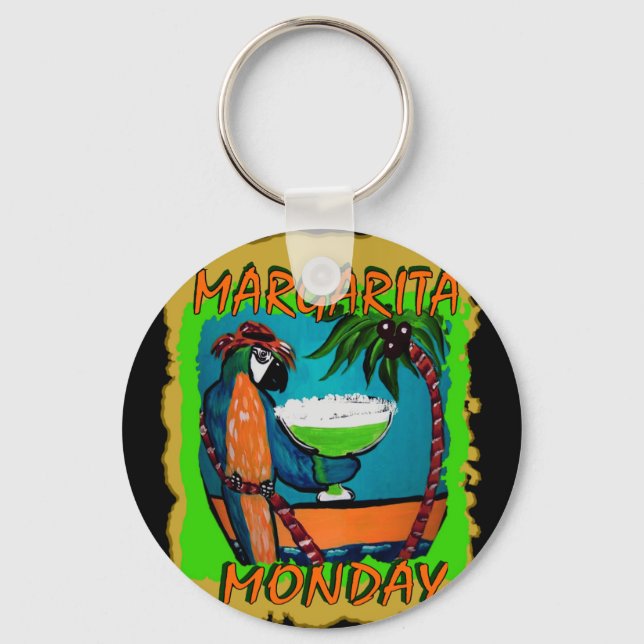 Party Parrots Key Ring (Front)