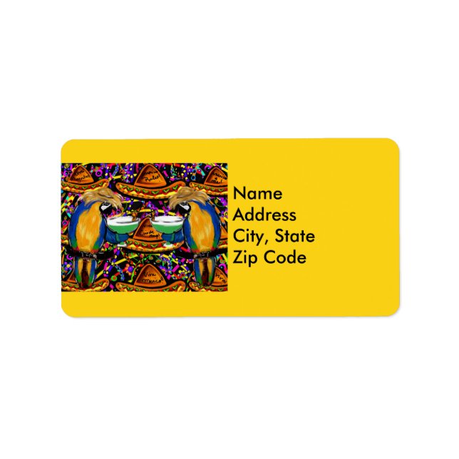 Party Parrots  Label (Front)