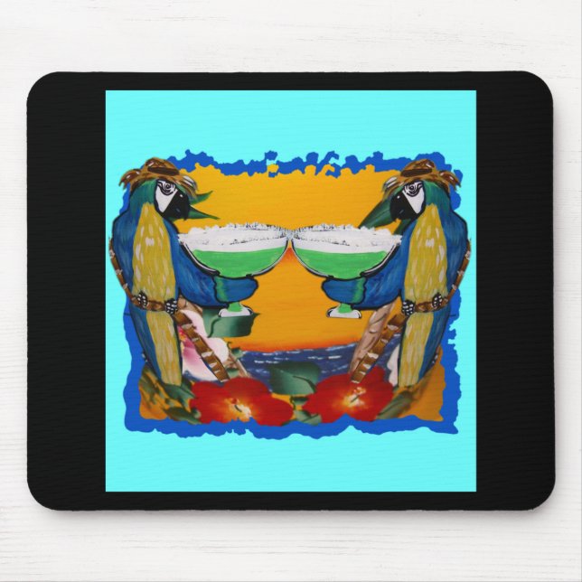 Party Parrots Mouse Mat (Front)