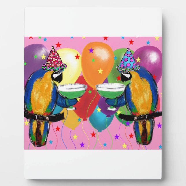 Party Parrots Plaque (Front)