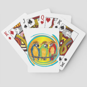 PARTY PARROTS PLAYING CARDS