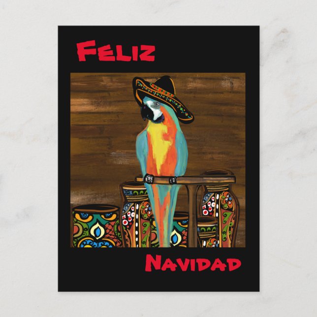 PARTY PARROTS     POSTCARD (Front)