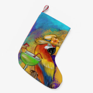 Party Parrots Small Christmas Stocking