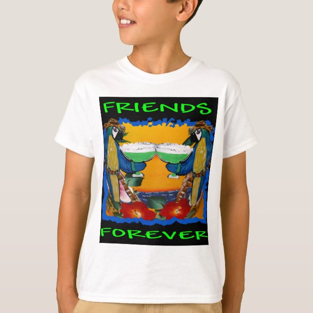 Party Parrots T-Shirt (Front)