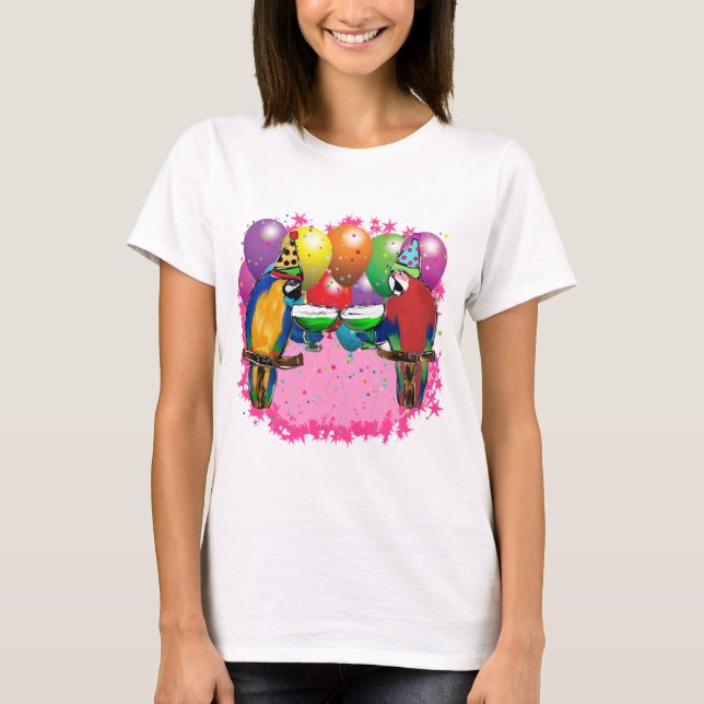 PARTY PARROTS T-Shirt (Front)
