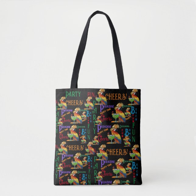 Party Parrots Tote Bag (Front)