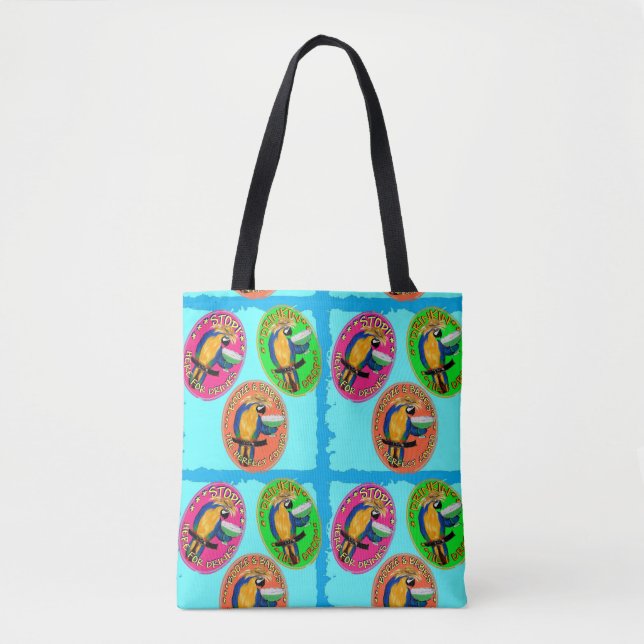 Party Parrots Tote Bag (Front)