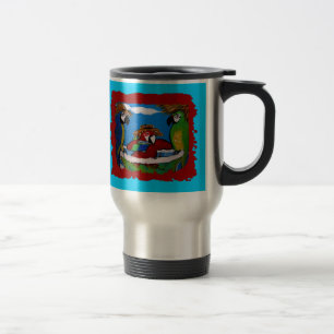 Party Parrots Travel Mug