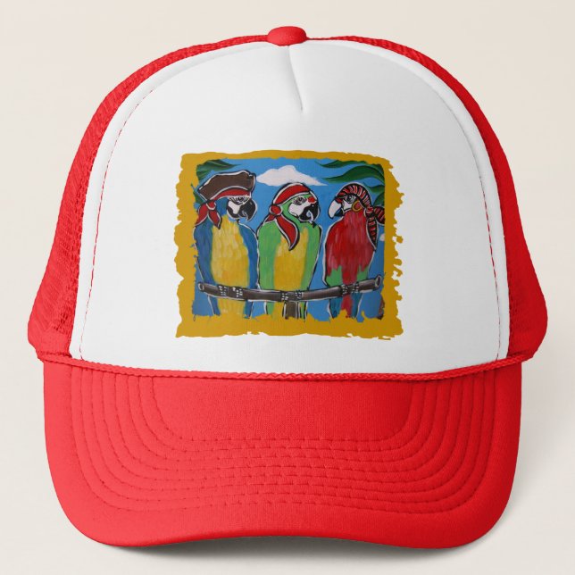 Party Parrots Trucker Hat (Front)