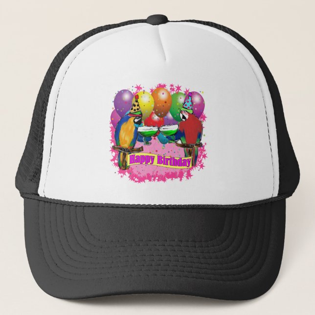 PARTY PARROTS TRUCKER HAT (Front)