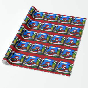 PARTY PARROTS WRAPPING PAPER