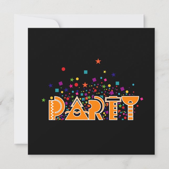 Party, Party Invitation (Front)