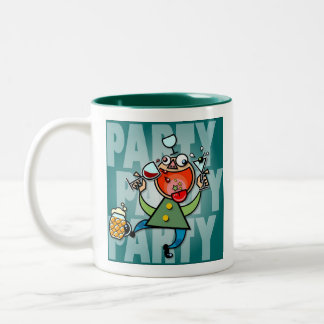Party Party, No party Two-Tone Coffee Mug