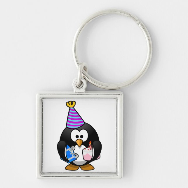 Party Penguin Key Ring (Front)