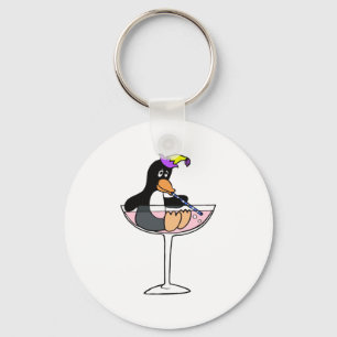 Party Penguin Key Ring