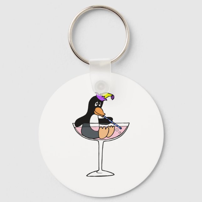 Party Penguin Key Ring (Front)