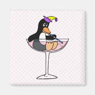 Party Penguin Magnet
