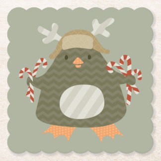 PARTY PENGUIN PAPER COASTER