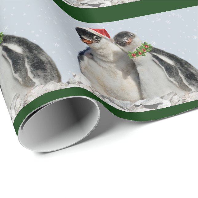 Party Penguins Wrapping Paper - Christmas (Roll Corner)