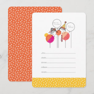 Party People 4.5" x 6.25" Invitations