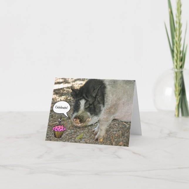 Party Pig Card (Front)