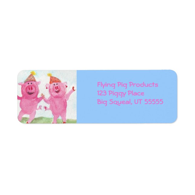 Party Pigs Label (Front)