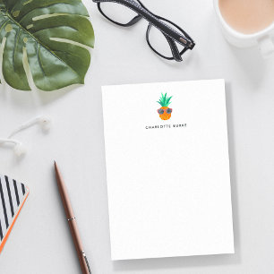 Party Pineapple Personalised Post-it Notes