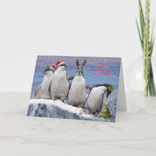 Party Pingos Christmas Card