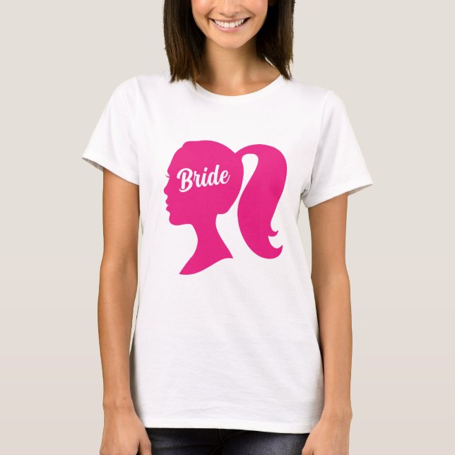 Party Pink Bride Bachelorette T-Shirt (Front)