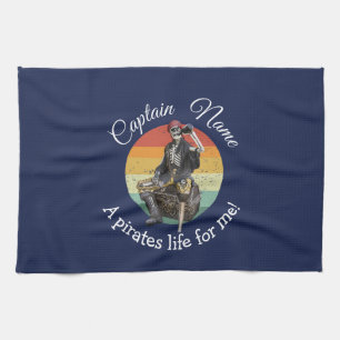 Party Pirate theme Tea Towel