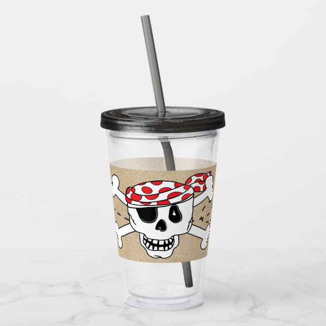 Party Pirates Acrylic Tumbler (Left)