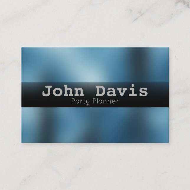 Party Planner business card (Front)