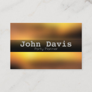 Party Planner business card