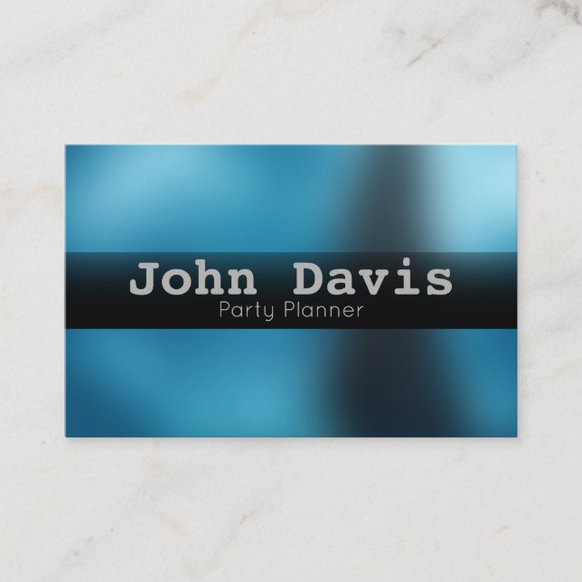 Party Planner business card (Front)
