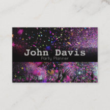 Party Planner business card