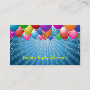 Party Planner Business Card