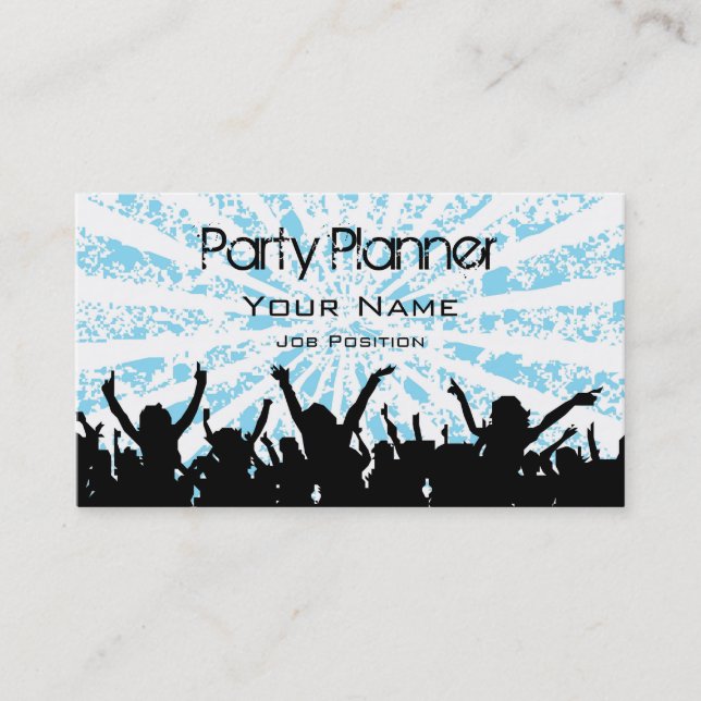Party Planner Business card (Front)
