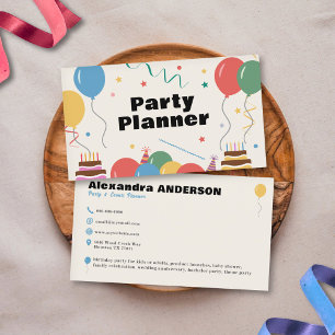 Party Planner Business Card