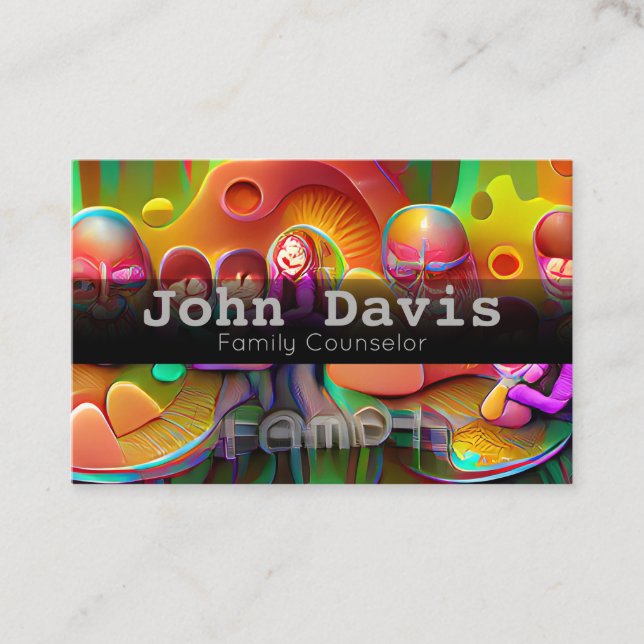 Party Planner business card (Front)