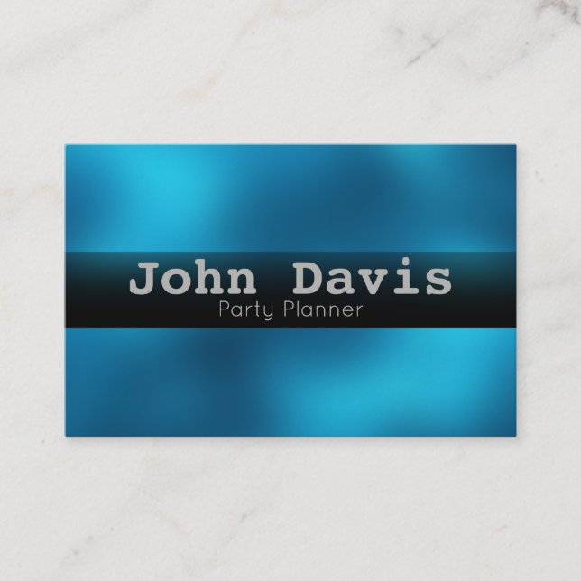 Party Planner business card (Front)