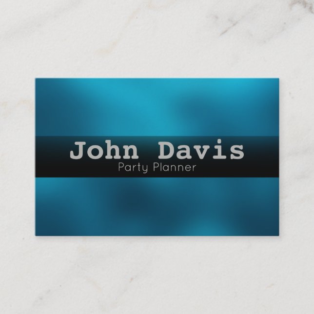 Party Planner business card (Front)