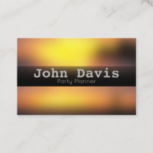 Party Planner business card