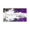 Party Planner Business Card Grunge Splatter Purple