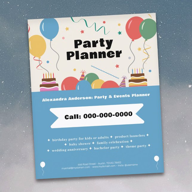 Party Planner Flyer (Party Planner Flyer)