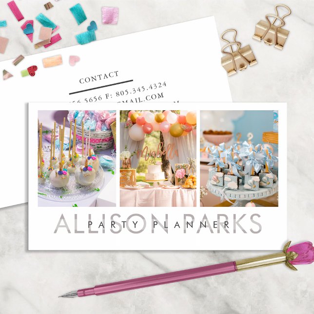 Party Planner / Other Business Card (Creator Uploaded)