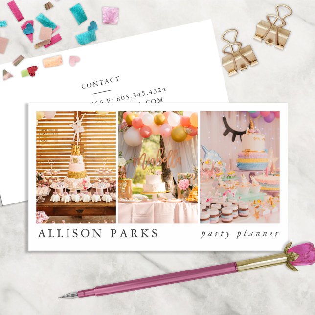 Party Planner / Other Business Card (Creator Uploaded)