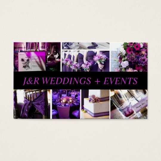 Party Planner Wedding Celebration, Events Business Card